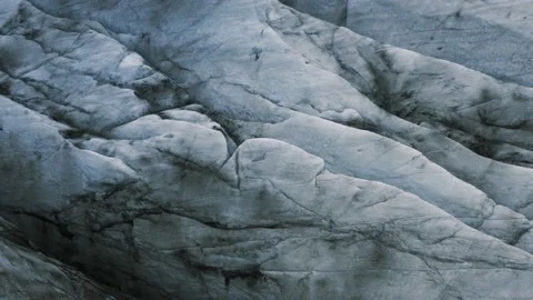 Aero frame, icy ice in Iceland Stock Footage 130909688