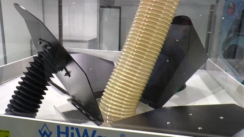 An aero-mechanical conveying machine at work Stock Footage 70100336