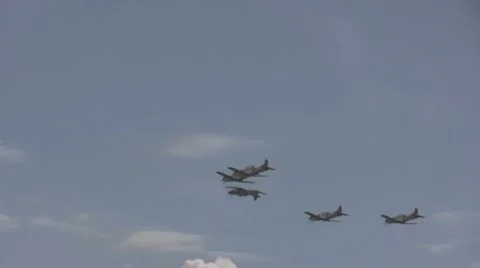  Aerobatic formation   Stock Footage 8979638
