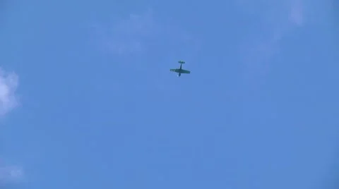 Aerobatic maneuvers Stock Footage 54589732