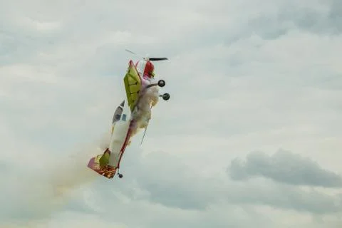Aerobatic plane Stock Photos