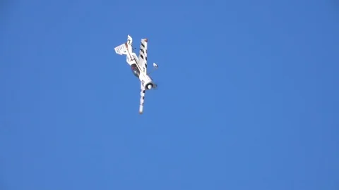 Aerobatic RC model aircraft Stock Footage 102033406