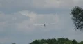 Aerobatics glider HK36 TTC Super Dimona landing on grassland airport 4k or 4k+ Resolution