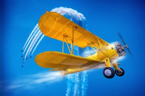 Aerobatics 스톡 사진