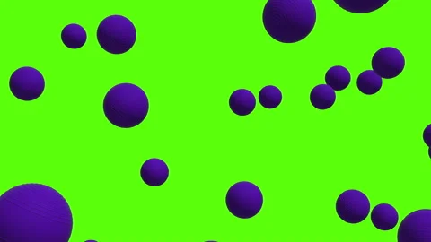 Aerobic balls exploding over green screen. Yoga balls explosion Stock Footage 239124501