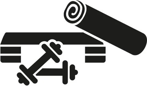 Aerobics equipment Stock Illustration