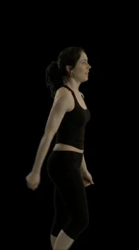 Aerobics Instructor Stock Footage 79785