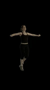 Aerobics Instructor Stock Footage 79803