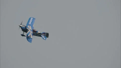 Aerobytes, Jet Pitts Display, G-JPIT, Pitts S2S,  Airshow Stock-Footage 279154366