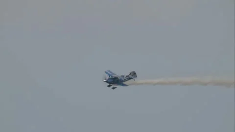Aerobytes, Jet Pitts Display, G-JPIT, Pitts S2S,  Airshow Stock Footage 279154437