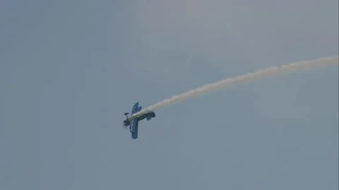 Aerobytes, Jet Pitts Display, G-JPIT, Pitts S2S,  Airshow 動画素材 279154497