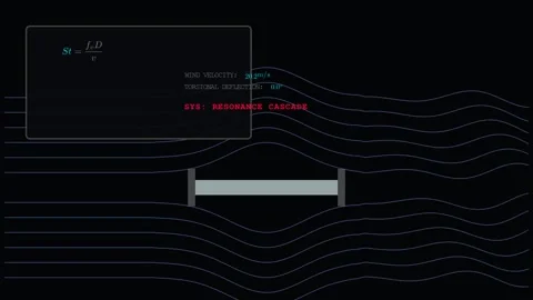 An Aerodynamic Cross-Section Analysis HUD Vídeo Stock 335400361
