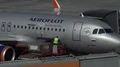 Aeroflot Airbus A320 close up at the gate airport Hamburg scenery 4k or 4k+ Resolution