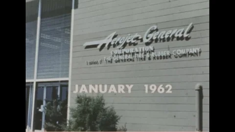 Aerojet general start development work on Aerojet M-1 rocket engine - 1962 스톡 동영상 104334414