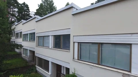 Aerola row house Stock Footage 83422493