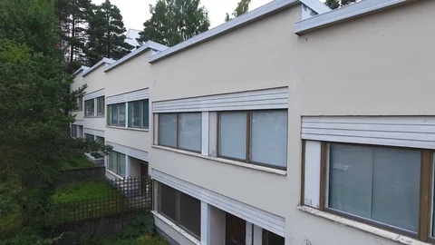 Aerola row house Stock Footage 83422899