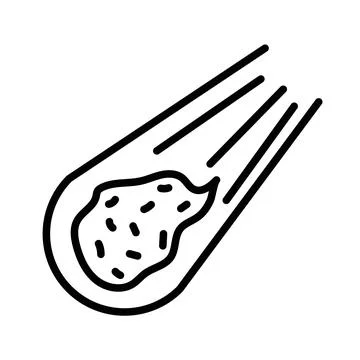 Aerolite icon linear logo mark in black and white Stock Illustration