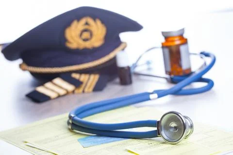 Aeromedical exam Stock Photos