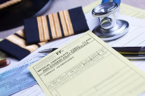 Aeromedical exam Stock Photos