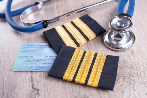 Aeromedical exam Stock Photos