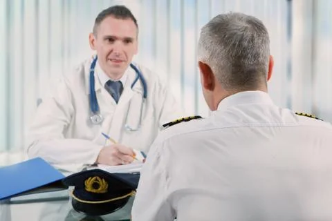 Aeromedical Exam Stock Photos
