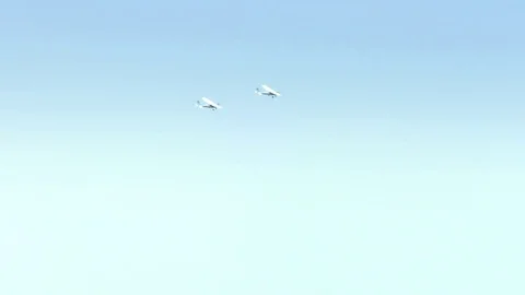 Aeromiting Aircraft Stock Footage 91429258