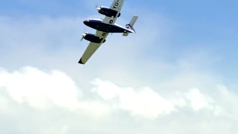 Aeromiting Aircraft Stock-Footage 91676294