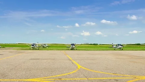 Aeromiting Aircraft Stock-Footage 91678836