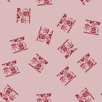Aeronautical engineer worker glyph vector seamless pattern Stock Illustration