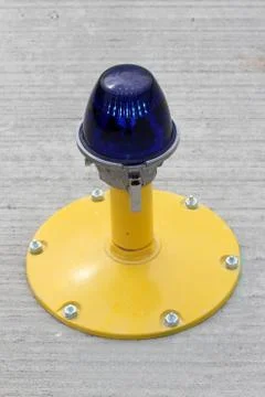Aeronautical ground light Stock Photos