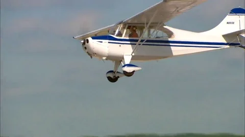 Aeronca Champ 7C Fly By Stock Footage 69147875