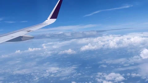Aeroplane in the air Stock Footage 194225690