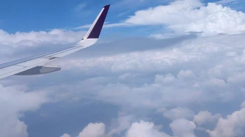 Aeroplane in the air Stock Footage 194225696