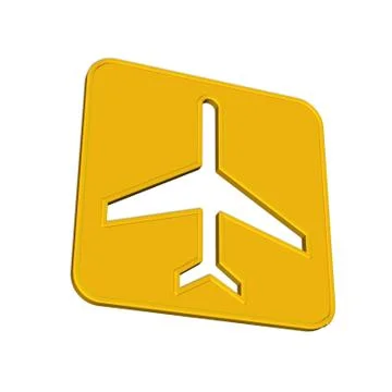 Aeroplane icon Stock Illustration
