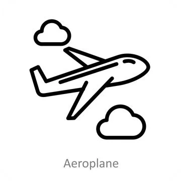 Aeroplane Stock Illustration