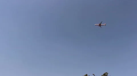 Aeroplane journey Stock Footage 54400906