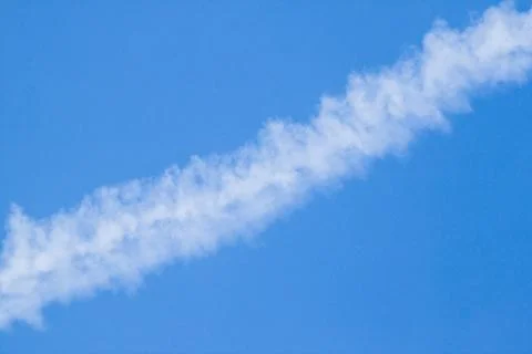 Aeroplane path Stock Photos