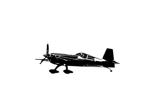 Aeroplane shadow Stock Illustration