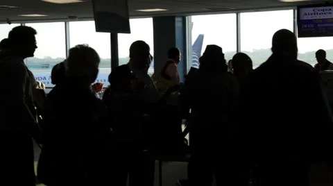 Aeroport crowded 스톡 동영상 41896743