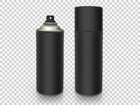 Aerosol bottle transparent background Stock Illustration