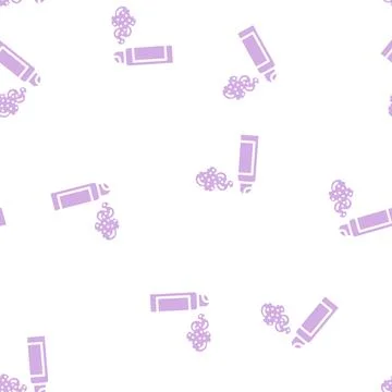 Aerosol spray glyph vector seamless pattern Stockillustratie