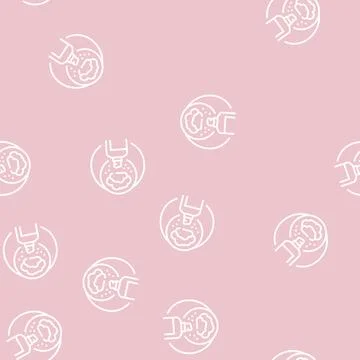 Aerosol spray line seamless pattern Stockillustratie