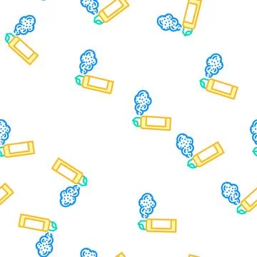 Aerosol spray vector seamless pattern Stockillustratie