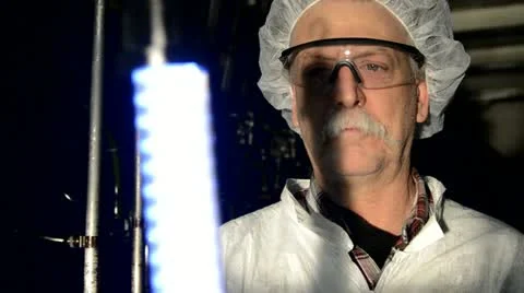 Aerospace worker Stock Footage