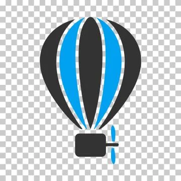 Aerostat Balloon Vector Eps Icon Stock Illustration