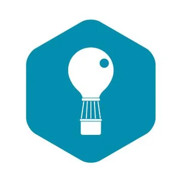 Aerostat icon, simple style Stock Illustration