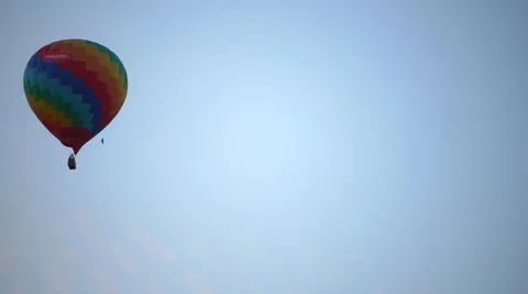 Aerostat in the sky Stock-Footage 51871606