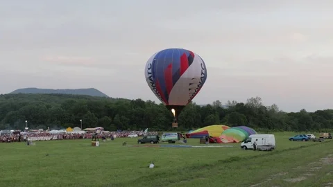 Aerostat tekeoff Stock Footage 113222992