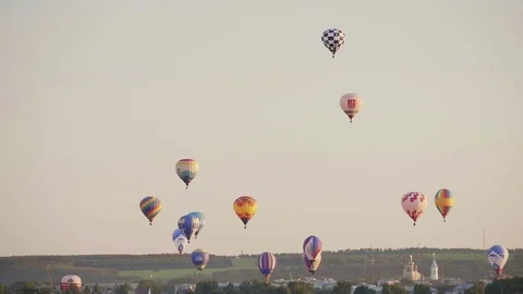 Aerostats Time Lapse Stock Footage 78220644