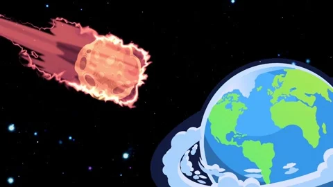 Aesteroid movement Stock Footage 324573223